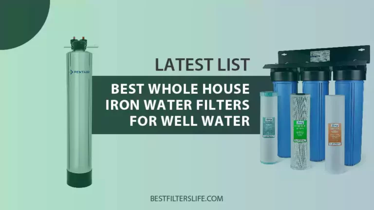 best whole house iron filter for well water