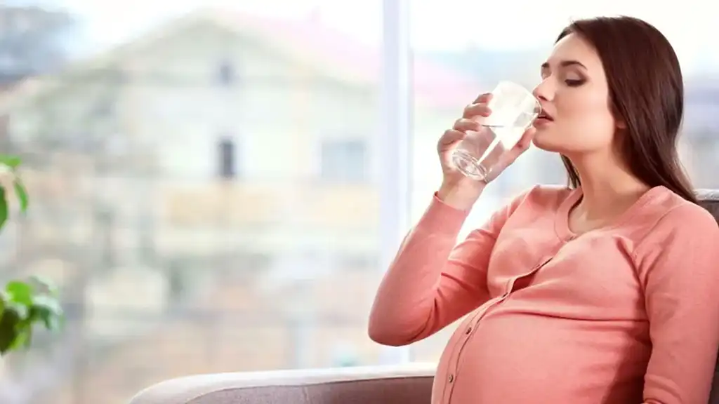Importance of water intake for a developing baby