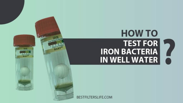 how to test for iron bacteria in well water