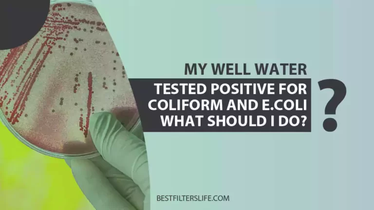 My Well Water Tested Positive For Coliform And E.Coli